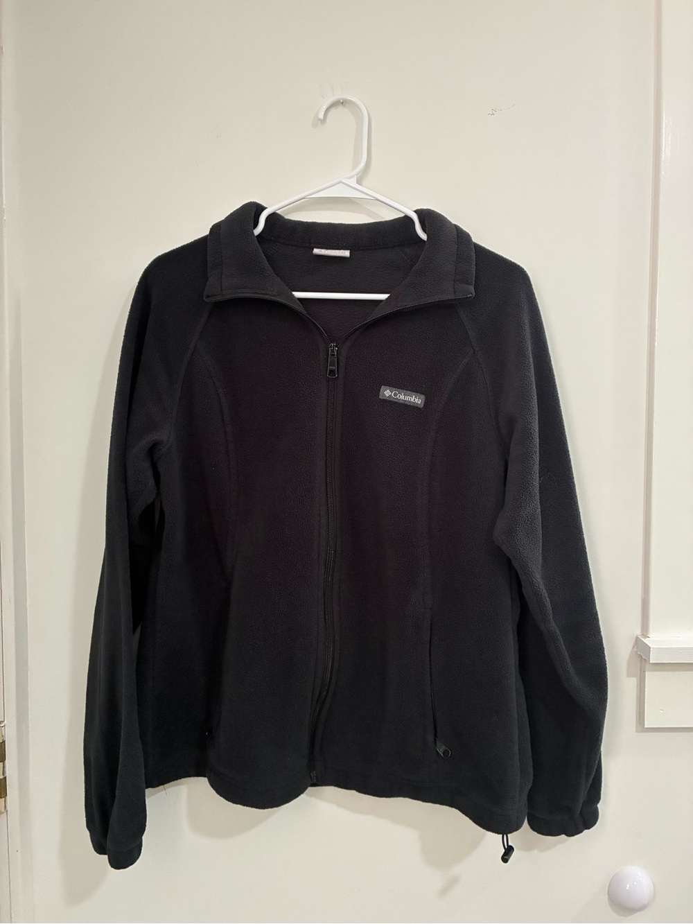 Columbia Black Women's Full-Zip Fleece Utility Jacket